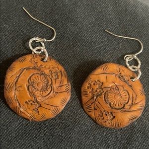Handcrafted Leather Earrings